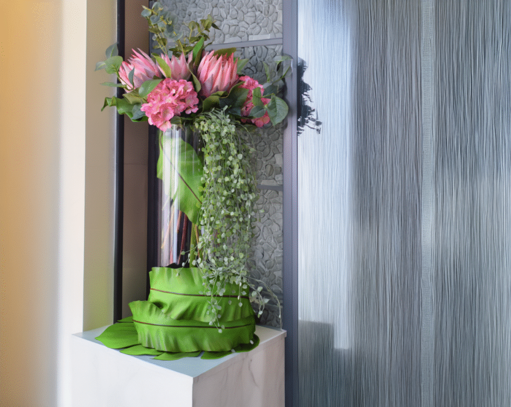 東京のバンブーサラ|BambooSALAによる店舗装花|洗練された花|アーティフィシャルフラワー