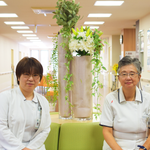 バンブーサラの定期装花を継続中のお客様の声の写真。総合病院。